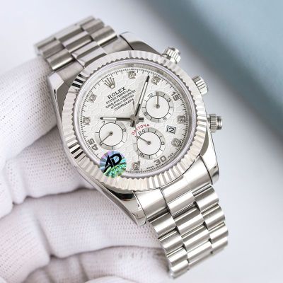 Rolex Daytona 9100 Movement 904L Steel 41mm SS Jubilee/President Strap Watch